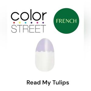 3 FOR $35: COLOR STREET Nail Strips - Read My Tulips